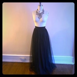 Nasty Gal Tulle For You Maxi Skirt